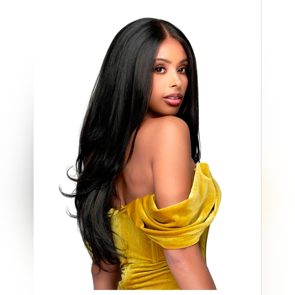 NIB Full Lace Human Hair Blend Premium Wig Fs4/27/30 - Picture 3 of 10